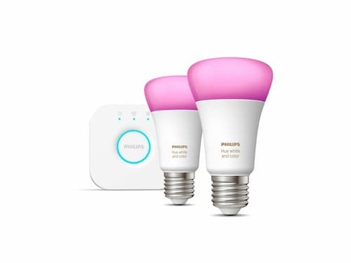 Philips Hue White and Colour Ambiance E27 Starter Kit
