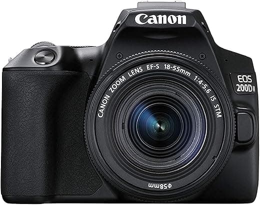 Canon EOS 200D Mark II DSLR with EF 18-55mm Lens β AU Version
