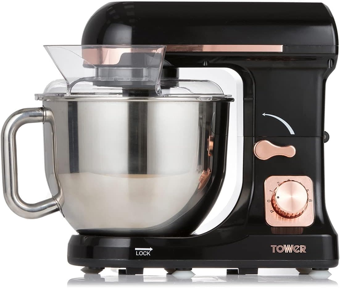 Tower T12033RG 3-in-1 Stand Mixer (5L, Rose Gold)