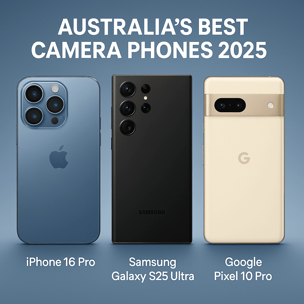 Best Camera Phones Australia 2025: iPhone 16 Pro vs Galaxy S25 Ultra vs Pixel 10 Pro
