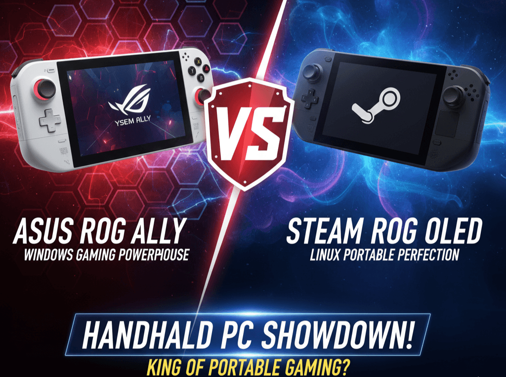 ASUS ROG Ally vs Steam Deck OLED: Which Handheld PC is the Ultimate King of Portable Gaming?