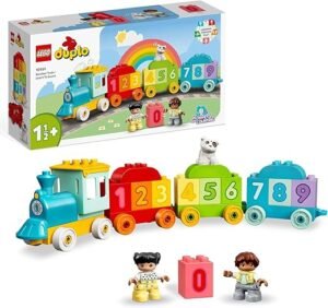 LEGO DUPLO My First Number Train - Learn to Count Building Toy, Learning & Education Kids Toy, Educational Number Blocks Train Helps Preschoolers Learn Counting, Baby and Toddler Toy 10954