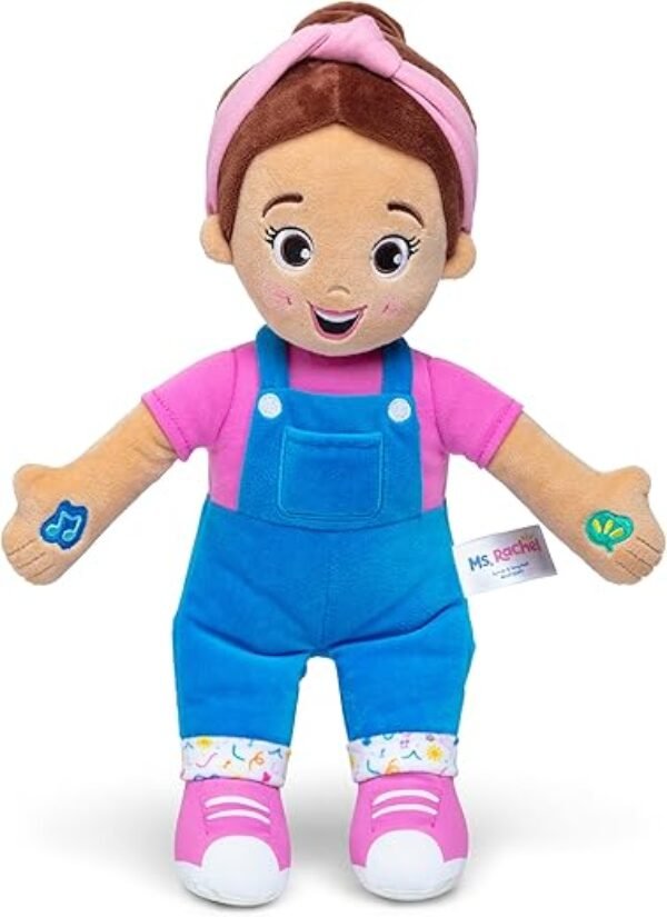 Ms. Rachel Official Speak & Sing Doll, 16” Tall Interactive Toy with 4 Songs & 16+ Phrases, Toddler Toys for Girls & Boys Ages 6 Months to 3+ Years