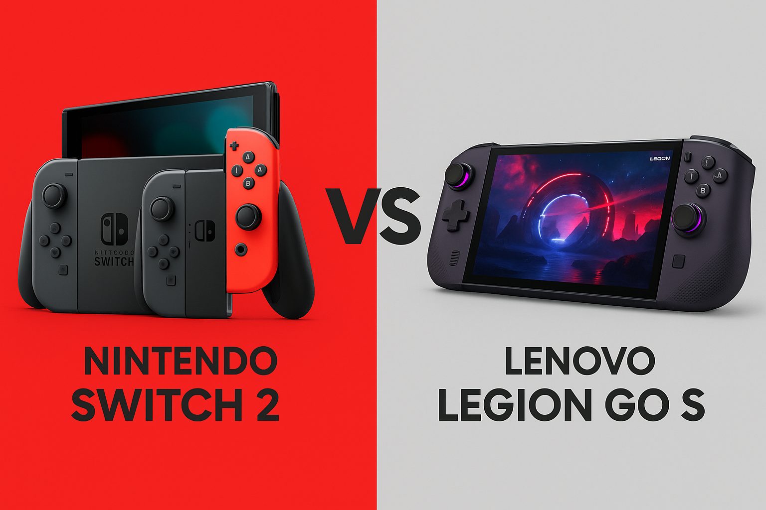 Nintendo Switch 2 vs Lenovo Legion Go S
