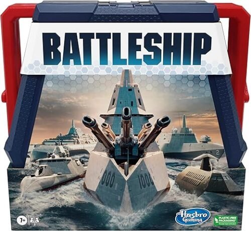 Battleship Classic Board Game – Strategy Game for Kids – Ages 7 and Up – Fun Kids Game for 2 Players – F4527