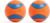 Chuckit! 17001 2.5-Inch Ultra Ball 2 Pack, Medium, Orange/Blue