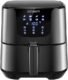 Devanti Air Fryer, 7L 1700W Stainless Steel Airfryer Electric Cooker Deep Fryers 8 Preset Cooking Functions Baking Kitchen Oven Household Small Kitchens Appliances, Auto Shut-off Black