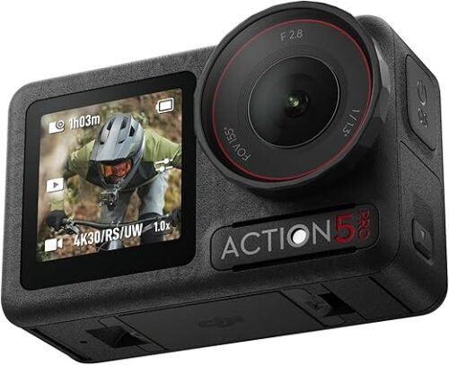 DJI Osmo Action 5 Pro Standard Combo, Waterproof Camera with 1/1.3″ Sensor, 4K/120fps Video, Subject Tracking, Stabilization, Dual OLED Touchscreens, Action Camera 4K Ideal for Sports, Vlog