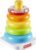 Fisher-Price Baby Stacking Toy Rock-a-Stack, Roly-Poly Base with 5 Colorful Rings for Ages 6+ Months