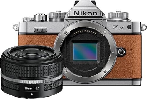 Nikon Z fc Mirrorless Camera (Amber Brown) + NIKKOR Z 28mm f/2.8 Lens Kit